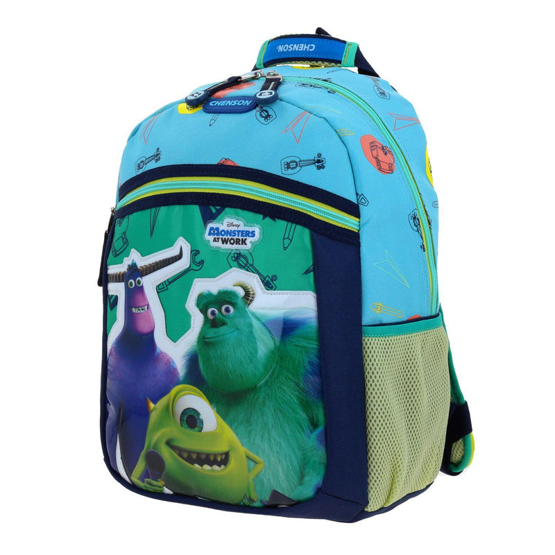 Mochila Azul Monsters At Work Mediana Para Niño Chenson Aufter