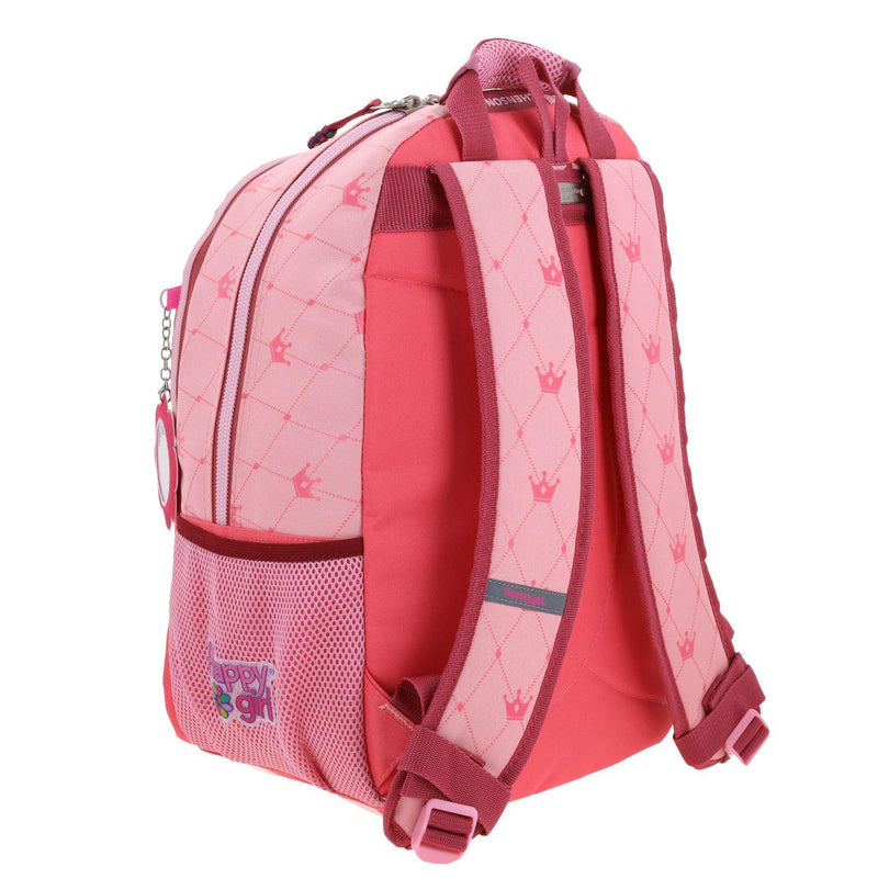 Mochila Rosa Grande Porta Tablet Para Niña Happy Girl By Chenson Cast