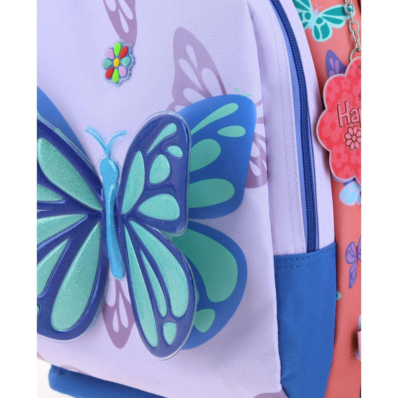 Mochila Azul Grande Para Niña Happy Girl By Chenson Buter.