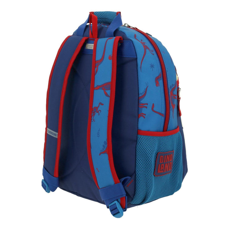 Mochila Azul Con Porta Tablet Para Niño Chenson Xrex