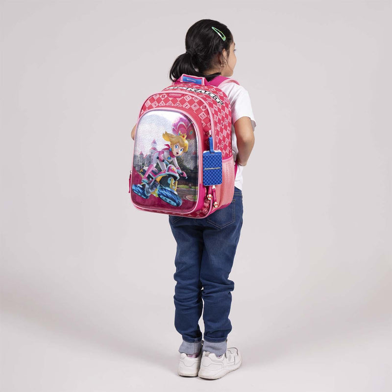 Mochila Princesa Peach Grande Para Niña Chenson Peam