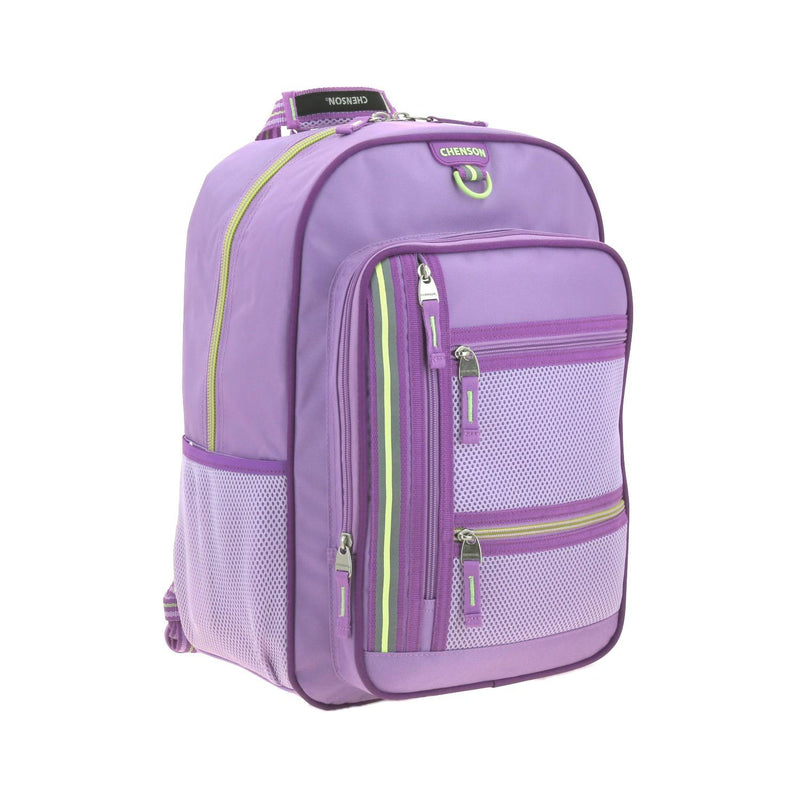 Mochila Grande Morada Con Porta Tablet Chenson Chey