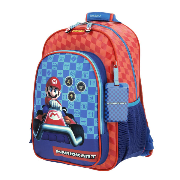 Mochila Roja Mario Bros Para Niño Chenson Prais