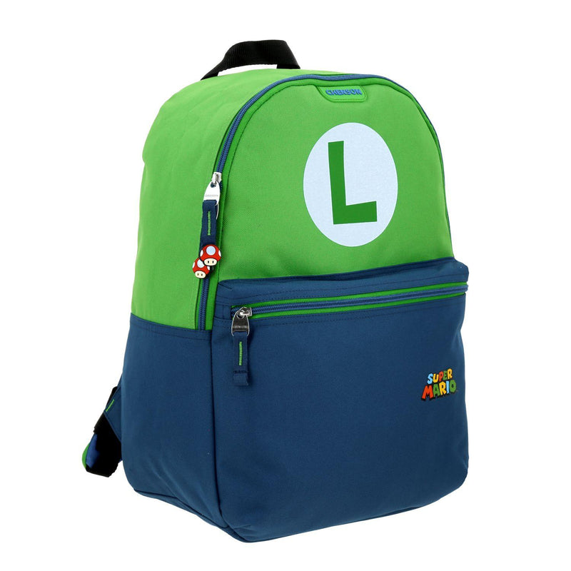 Mochila Verde De Luigi Para Niño Chenson Tonsky