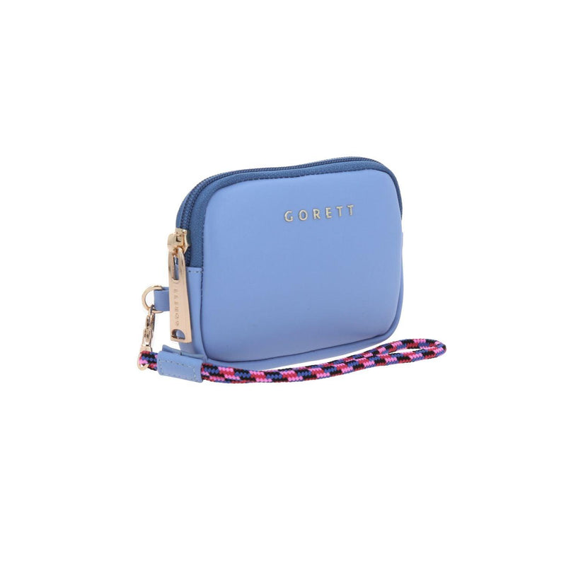 Monedero Para Mujer Azul Gorett Hortensia