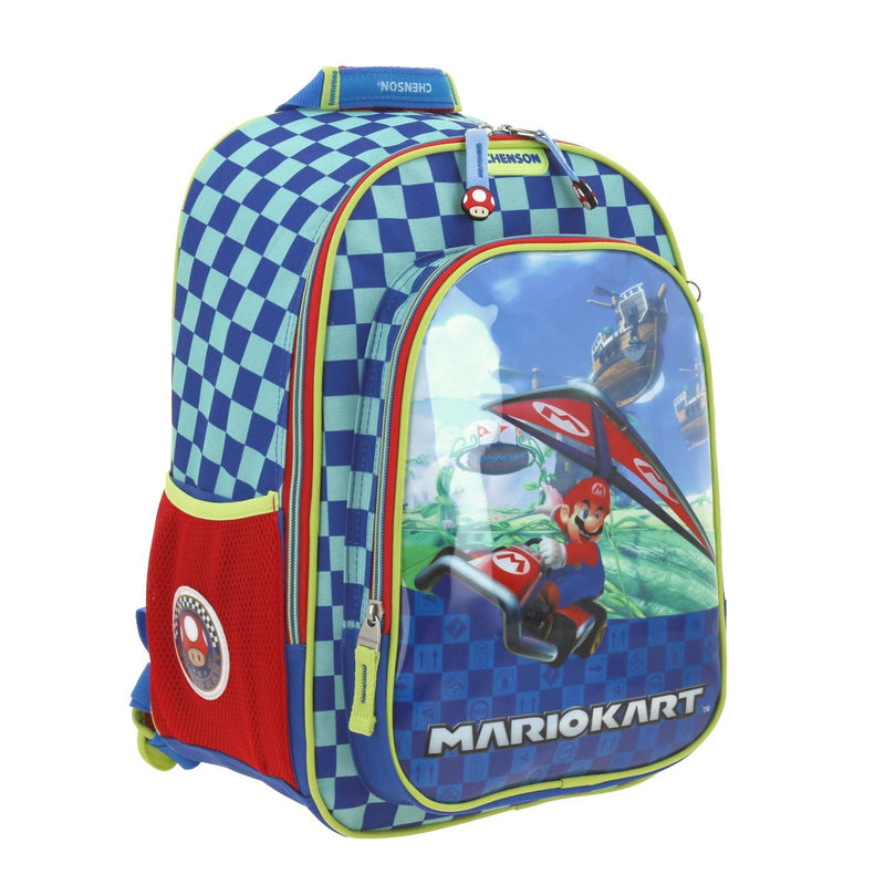 Mochila Azul Mario Bros Para Niño Chenson Flewn