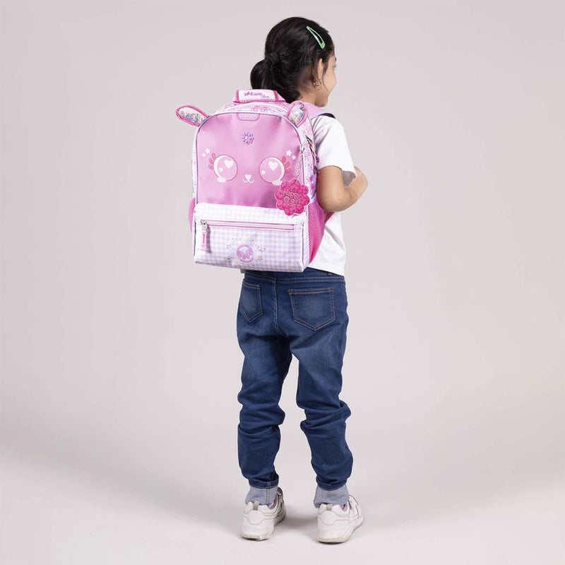 Mochila Rosa Para Niña Happy Girl By Chenson Lepin