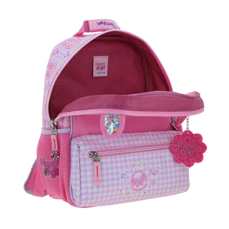 Mochila Rosa Para Niña Happy Girl By Chenson Lepin