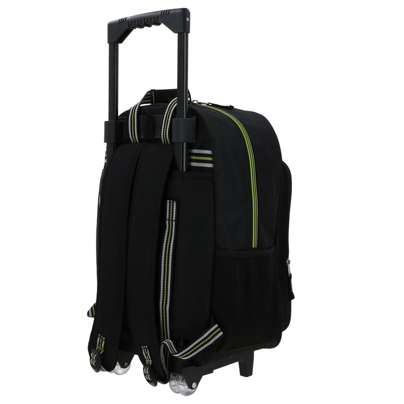 Mochila Negra Con Ruedas Grande Para Niño Chenson Chey