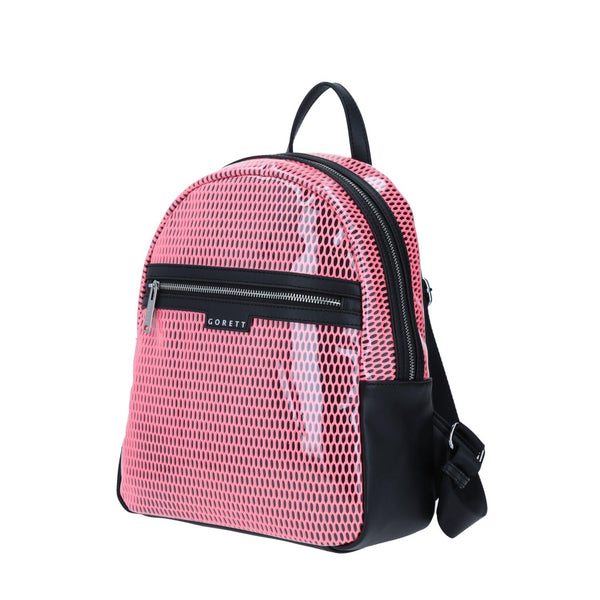 Mochila Red Rosa Con Bolsillo Frontal