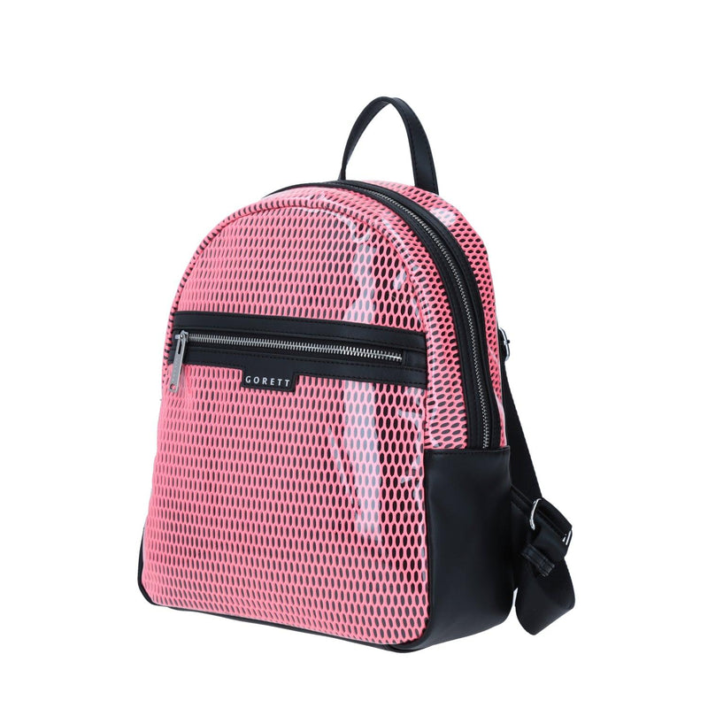 Mochila Red Rosa Con Bolsillo Frontal