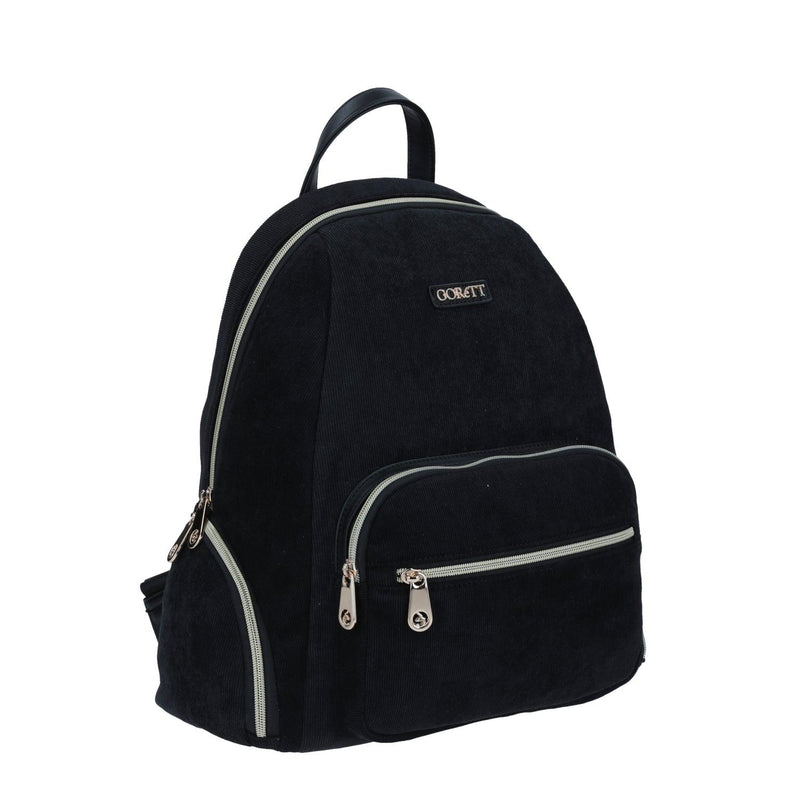 Backpack Negro Niro Gorett Con Porta Laptop