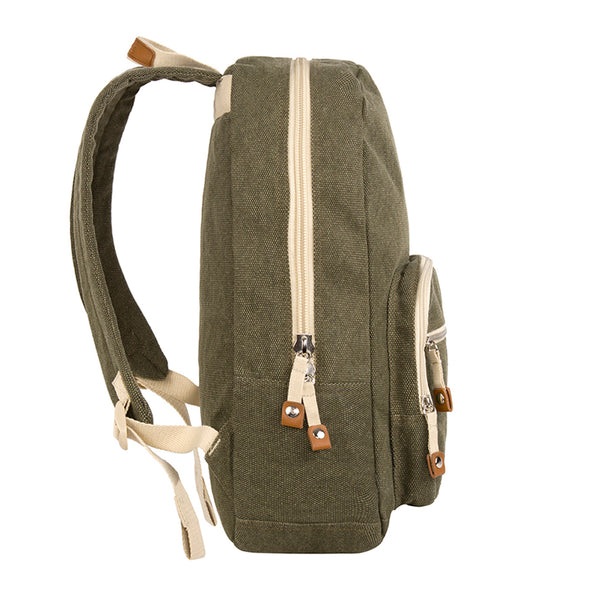 Mochila Verde Contorno Blanco 1818