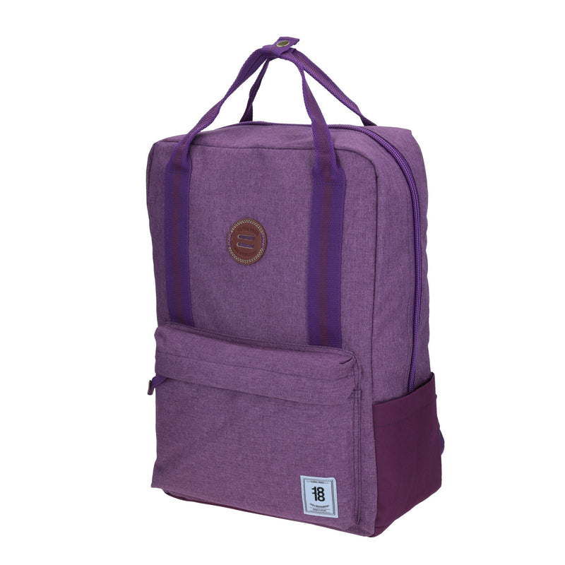 Tote-backpack sized morado