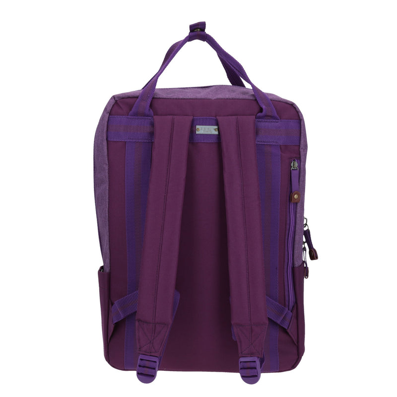 Tote-backpack sized morado