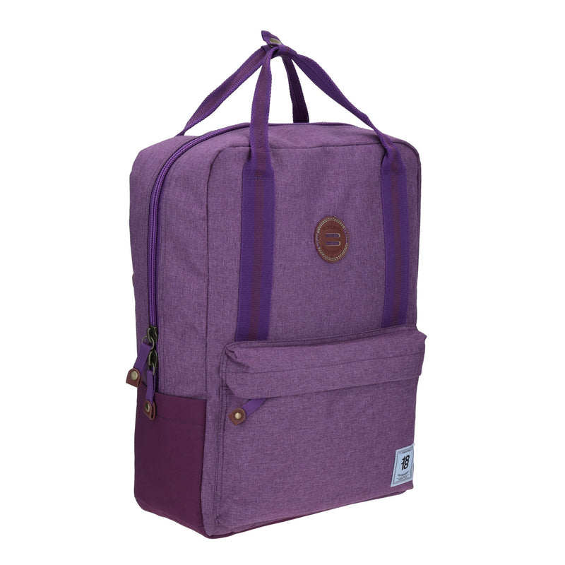 Tote-backpack sized morado