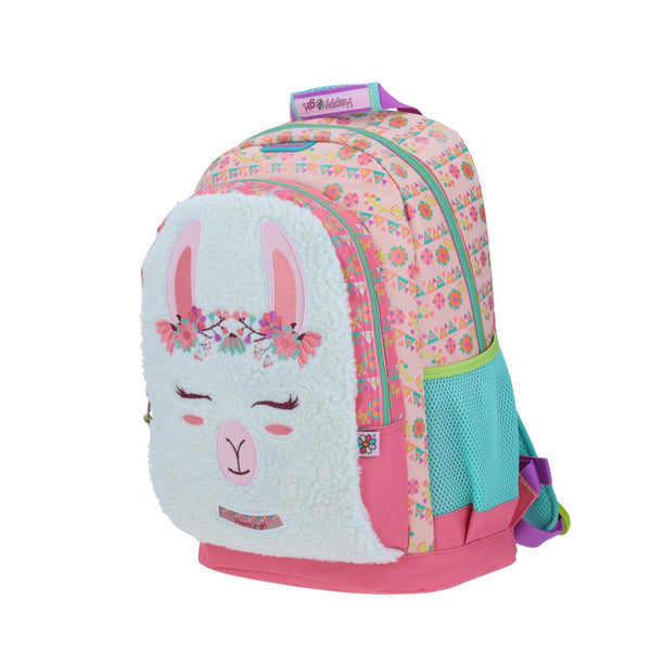 Mochila grande Rosa HAPPY GIRL Porta tablet.