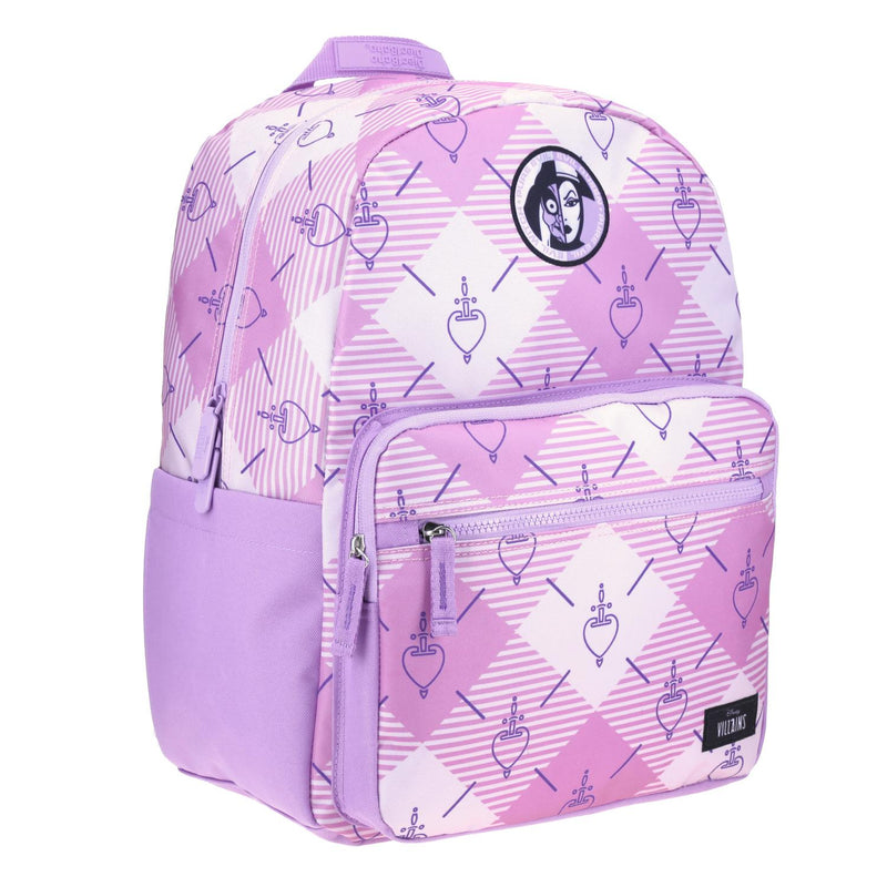 Mochila Grande Rosa 1818 Villanas Secundaria Heartless para mujer Porta Laptop simple de hasta 15".