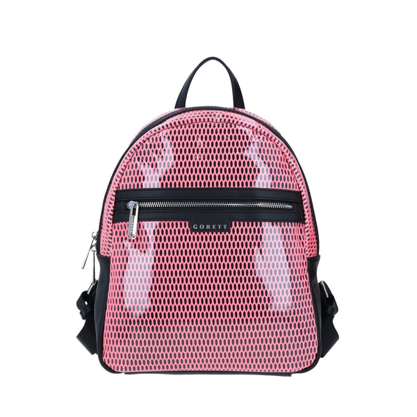 Mochila Red Rosa Con Bolsillo Frontal