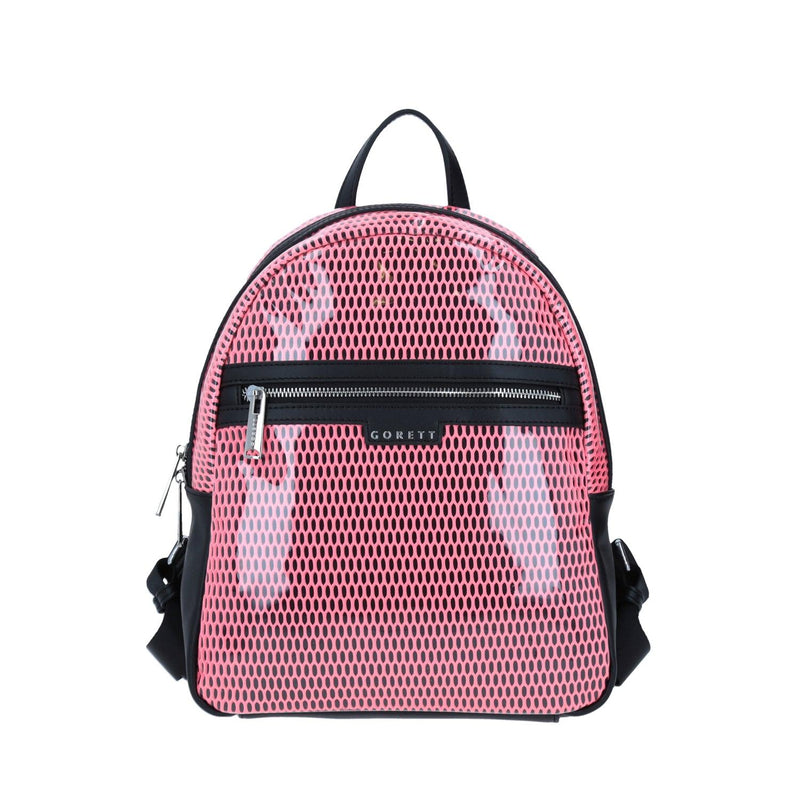 Mochila Red Rosa Con Bolsillo Frontal