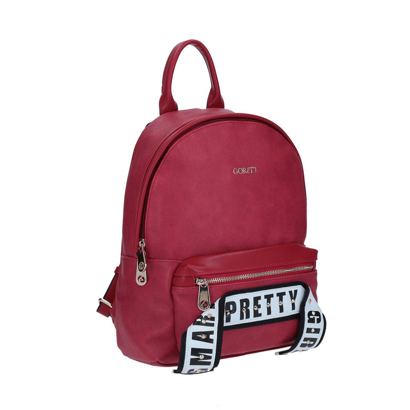 Mochila Gorett Roja Con Strap Personalizado