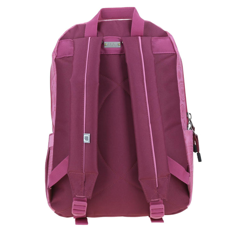 Mochila Grande Rosa 1818 Universidad AMIB para mujer Porta Laptop de hasta 15".