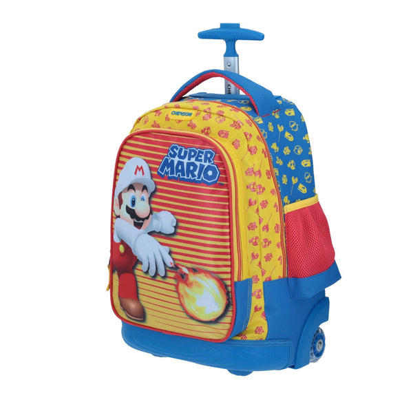 Mochila con Ruedas Mario Bros Fire Mario Chenson