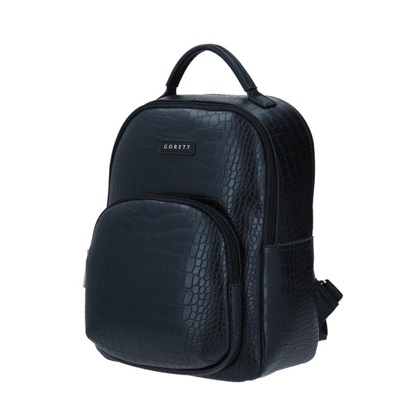 Backpack Negra con Textura Ezke Gorett