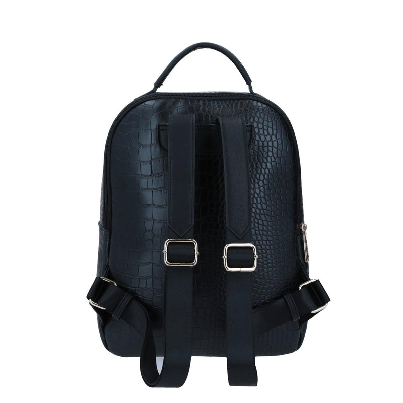 Backpack Negra con Textura Ezke Gorett