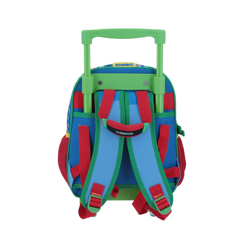 Mochila chica con ruedas Mario & Luigi Azul