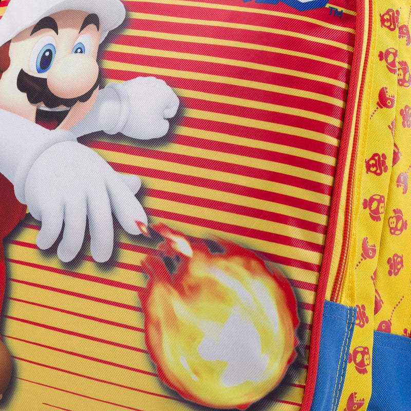 Mochila con Ruedas Mario Bros Fire Mario Chenson