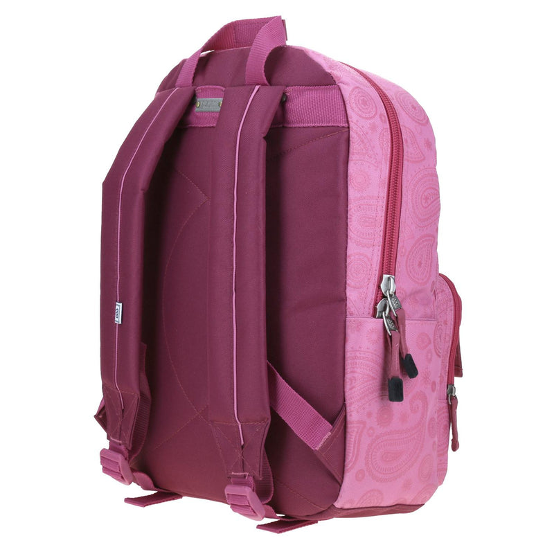 Mochila Grande Rosa 1818 Universidad AMIB para mujer Porta Laptop de hasta 15".