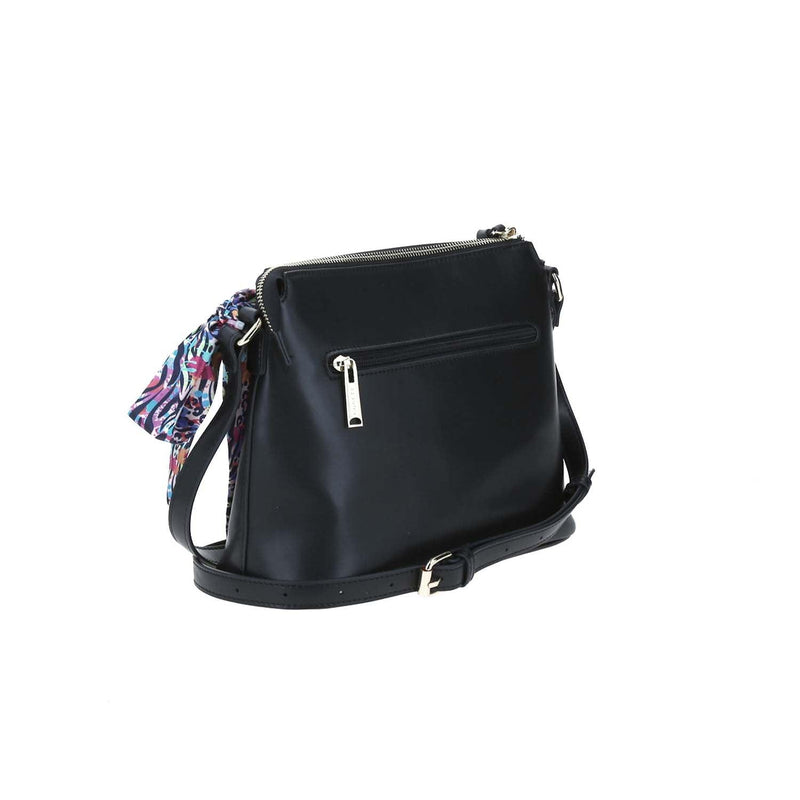 Crossbody Negro Gorett Triski Con Mascada