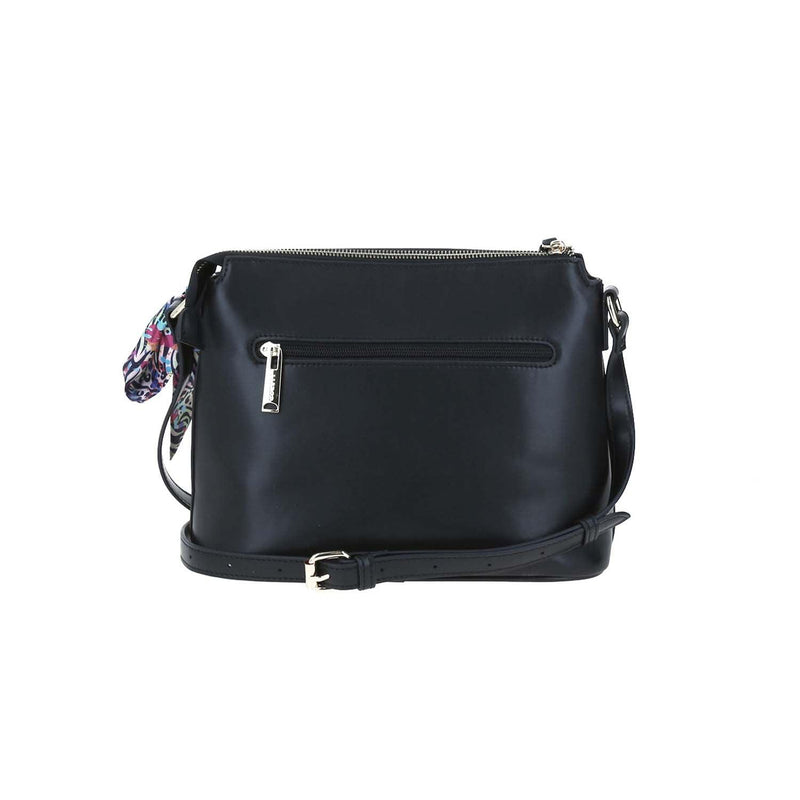 Crossbody Negro Gorett Triski Con Mascada