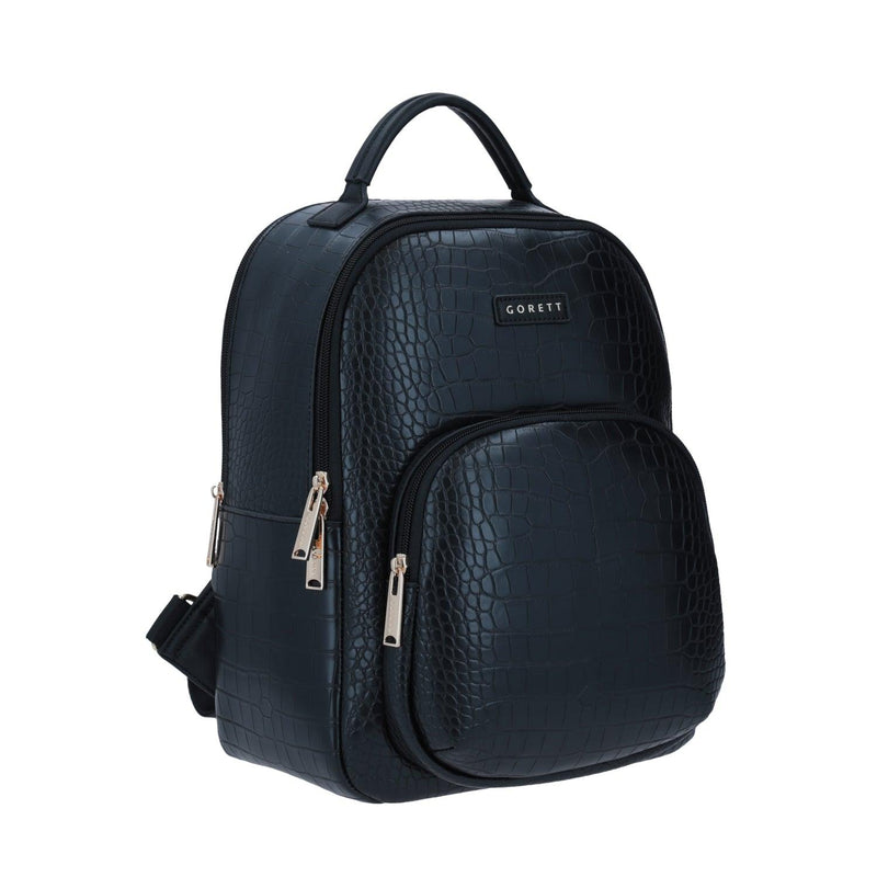 Backpack Negra con Textura Ezke Gorett