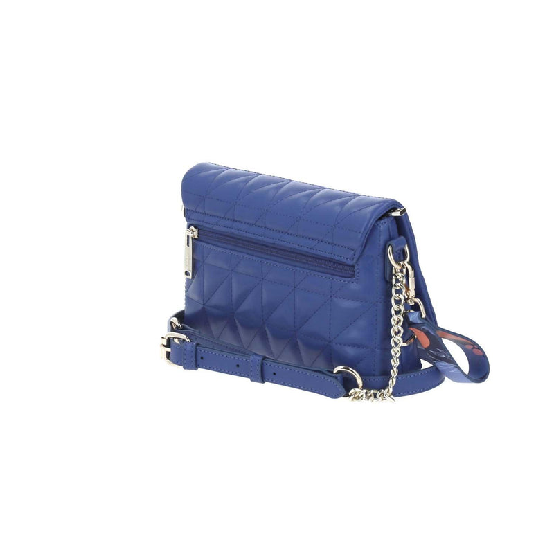 Crossbody Azul Gorett Loren Con Capitonado y Llavero