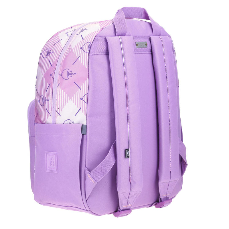 Mochila Grande Rosa 1818 Villanas Secundaria Heartless para mujer Porta Laptop simple de hasta 15".