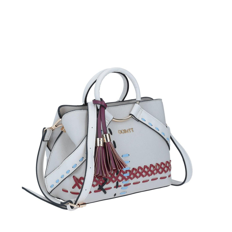 Bolso Gorett Con Bordado Blanco Chenson Mexico